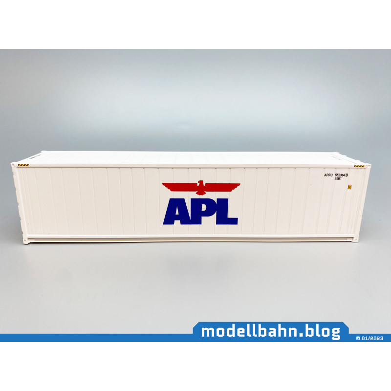 40ft Kühlcontainer American President Lines" / APL (1:87 / H0)"