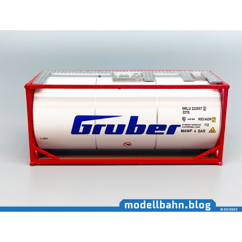 20ft Tank-Container "Gruber" in 1:87 / H0