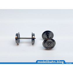 Modellbahn.blog Radsatz 2187 mit 23,00mm Achslänge und 11mm Radsatzdurchmesser