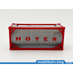 20ft tank container "HOYER" in 1:87 / H0