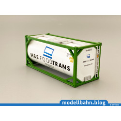 20ft Tank-Container "H&S FoodTrans" in 1:87 / H0