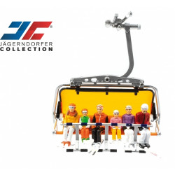 6 figures sitting with HEAD skis - 1:32 / LGB (delivery without chair)