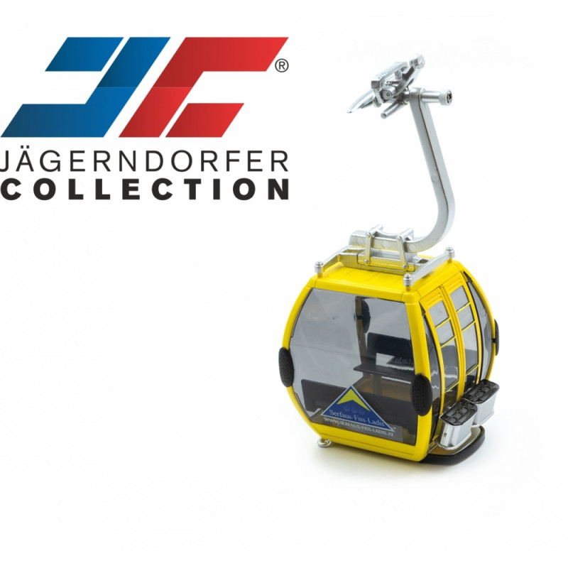 Jägerndorfer JC84115 - OMEGA IV / 8 in gelb und Logo "Serfaus-Fiss-Ladis" - 1:32 / Spur1 & LGB