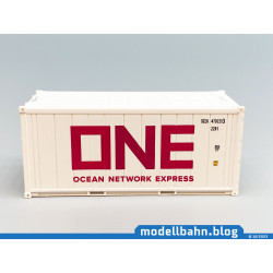 20ft reefer container "ONE - OCEAN NETWORK EXPRESS" (1:87 / H0)