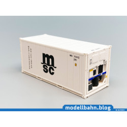 20ft Kühlcontainer "MEDITERRANEAN SHIPPING COMPANY (MSC)" (1:87 / H0)