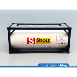 20ft tank container "Stolt" in H0 / 1:87