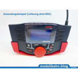 Halterung für Märklin Mobile 2 Station (MS2) in rot
