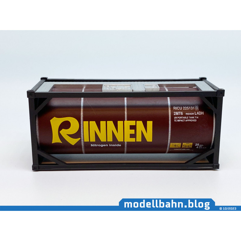 20ft Tank-Container "Rinnen - Moers" (1:87 / H0)