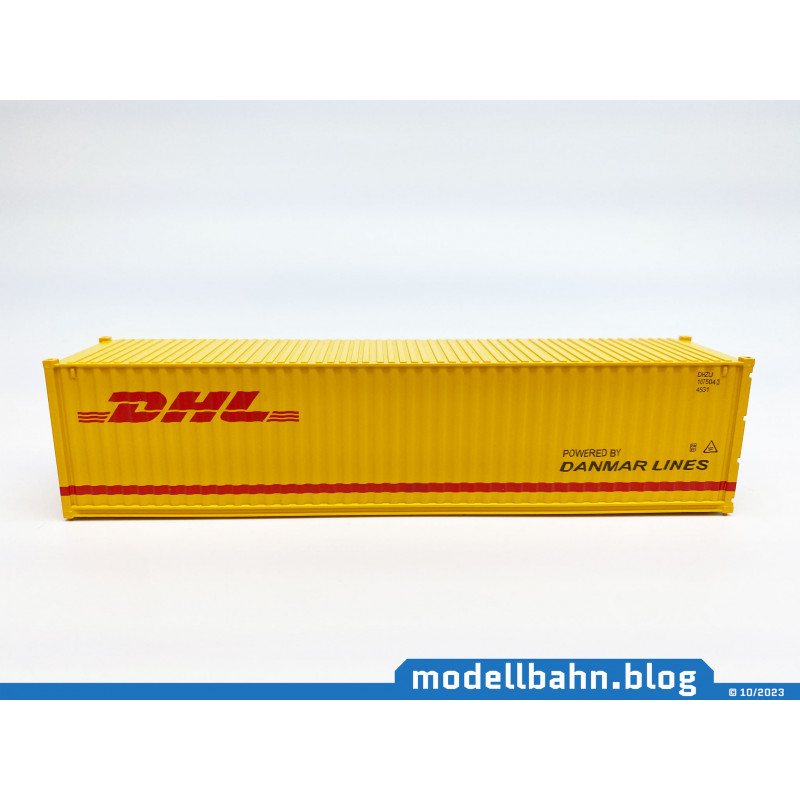 40ft container "DHL powered by Danmar Lines" (1:87 / H0)