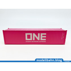 40ft Container "ONE" in pink (1:87 / H0)