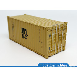 20ft Übersee Container "MEDITERANEAN SHIPPING CO - MSC" (1:87 / H0)