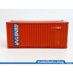 20ft Übersee Containers "GENSTAR" in H0 / 1:87