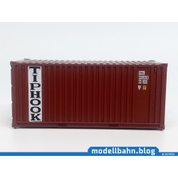20ft oversea container "Tiphook" in 1:87 / H0