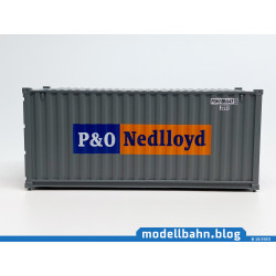 20ft oversea container "P&O NEDLLOYD" (1:87 / H0)