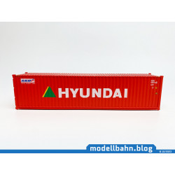 40ft HC Container "HYUNDAI" (H0 / 1:87)