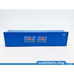 40ft oversea container "WAN HAI" (H0 / 1:87)